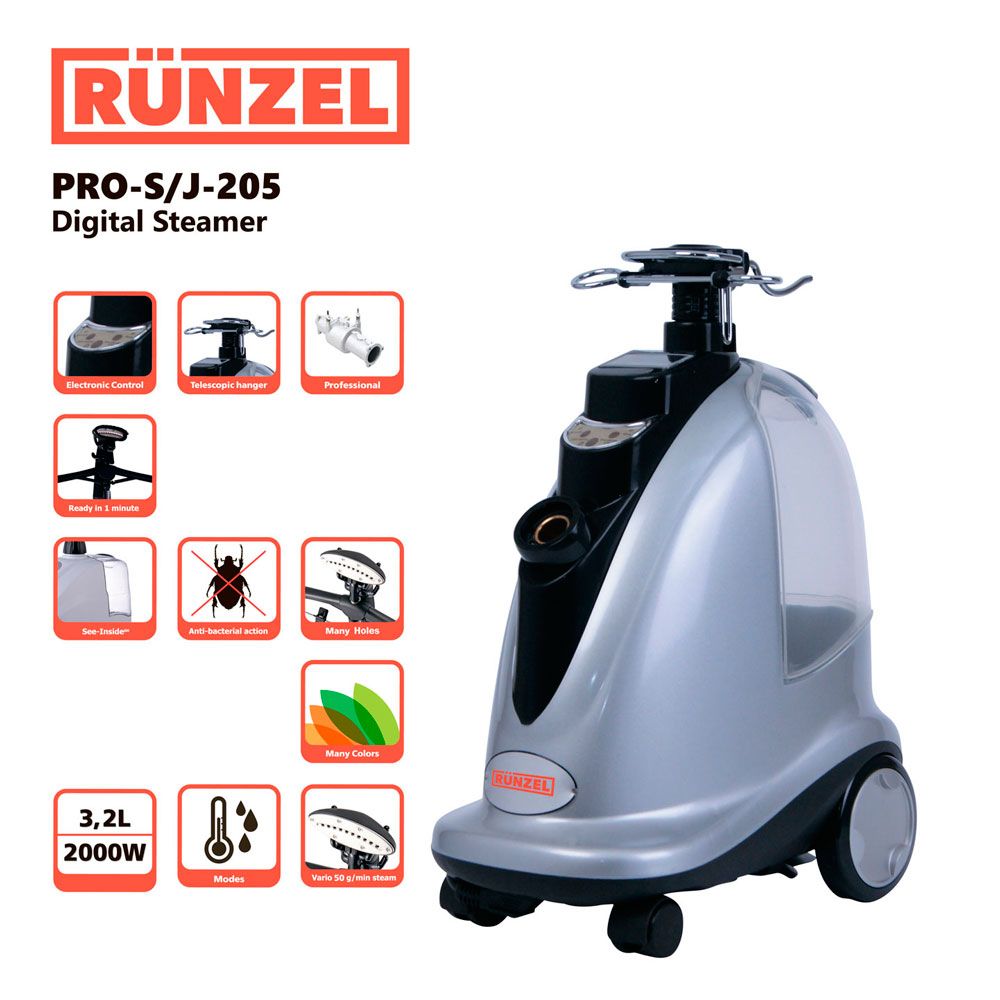 Отпариватель Runzel Pro-S/J-205 Digital Steamer - внешний вид