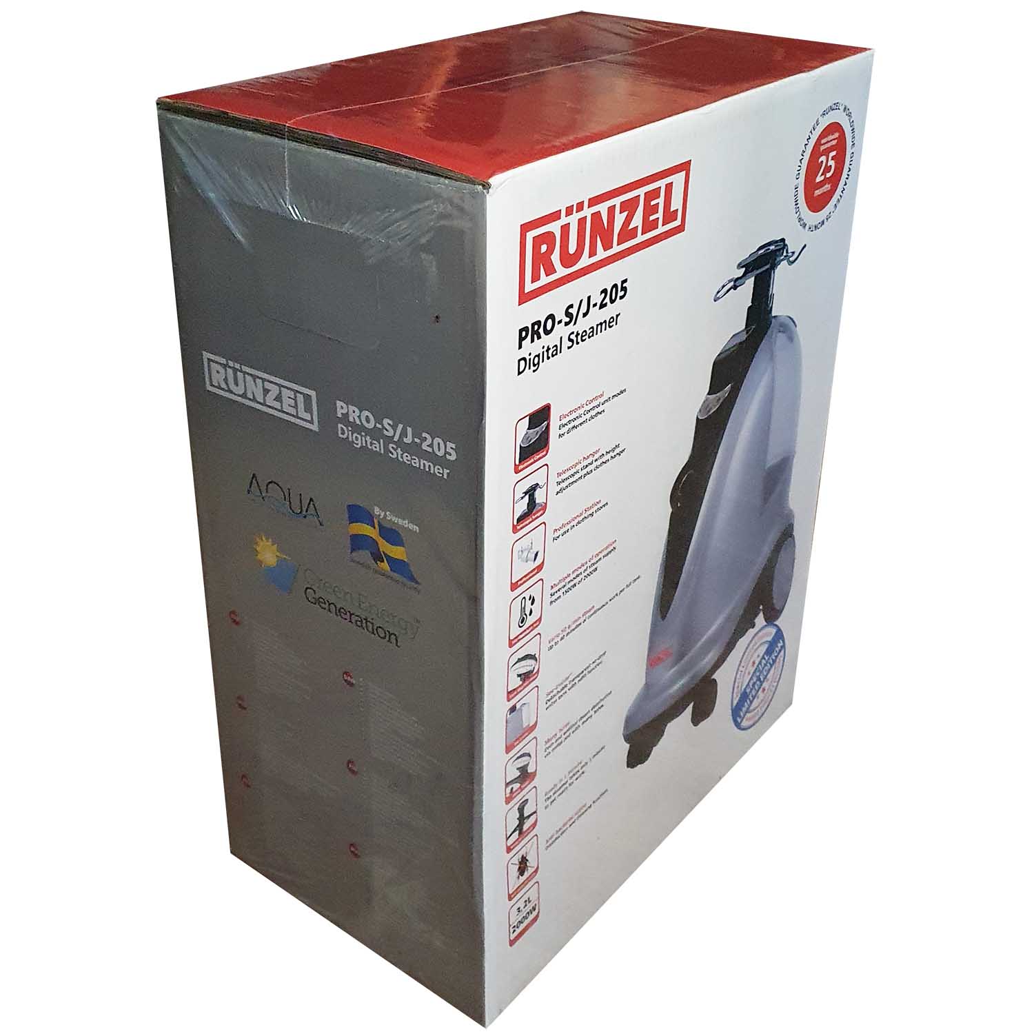 Отпариватель Runzel Pro-S/J-205 Digital Steamer - упаковка, коробка