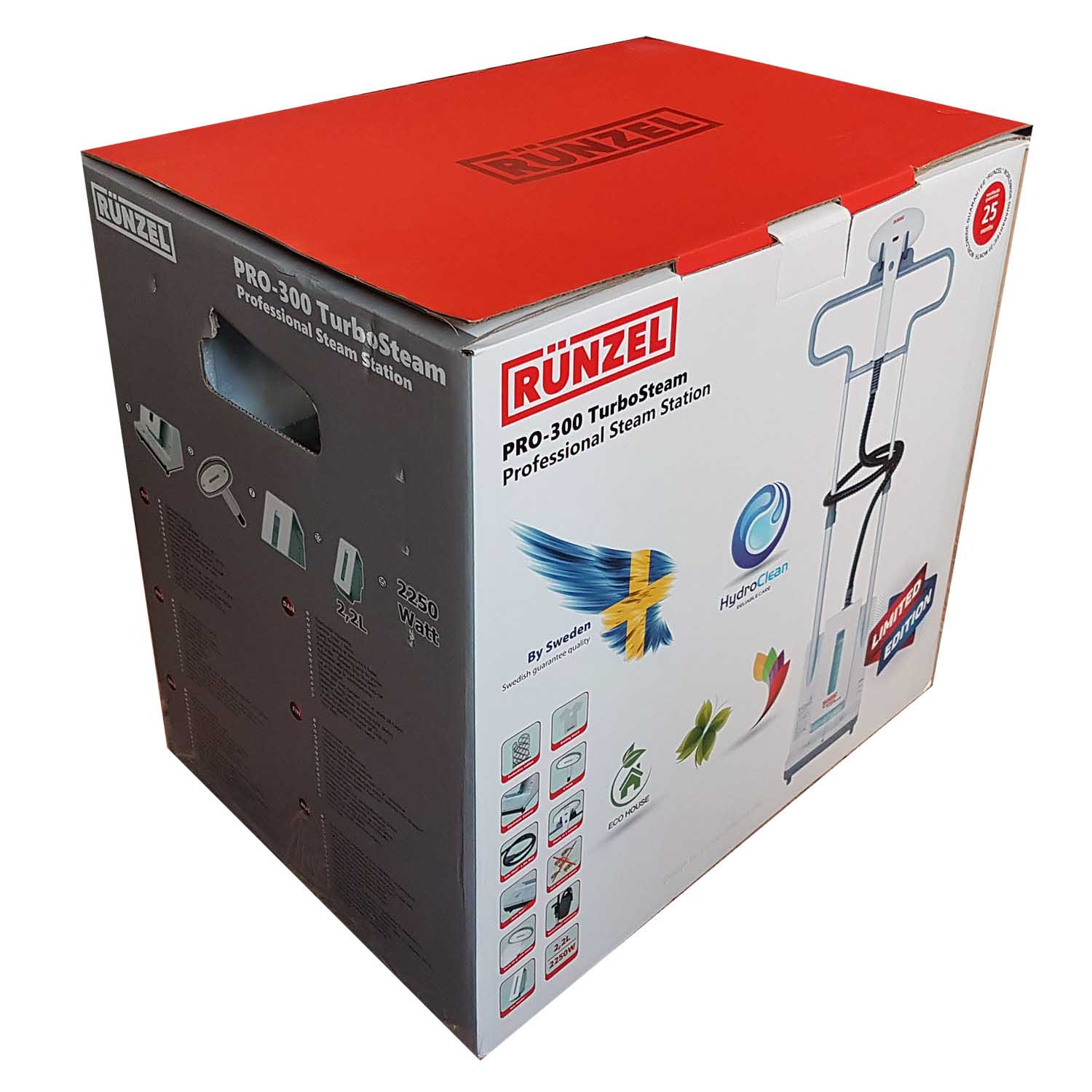 Отпариватель Runzel Pro-300 Turbosteam- упаковка, коробка